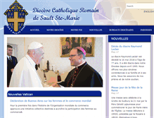 Tablet Screenshot of diocesedesaultstemarie.org